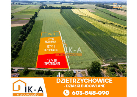 Działka na sprzedaż - Dzietrzychowice, Żagań (Gm.), Żagański (Pow.), 1400 m², 91 000 PLN, NET-107