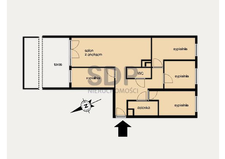 Mieszkanie na sprzedaż - Braterska Wrocław, 91,34 m², 1 187 000 PLN, NET-33855