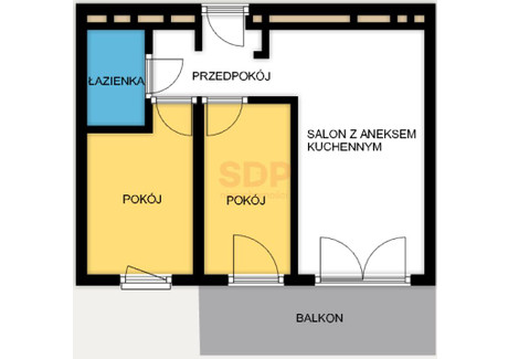 Mieszkanie na sprzedaż - Kępa Mieszczańska Stare Miasto, Wrocław, 50 m², 890 000 PLN, NET-37583