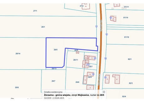 Działka do wynajęcia - Wrocławska Wojkowice, Żórawina, Wrocławski, 2000 m², 8000 PLN, NET-132