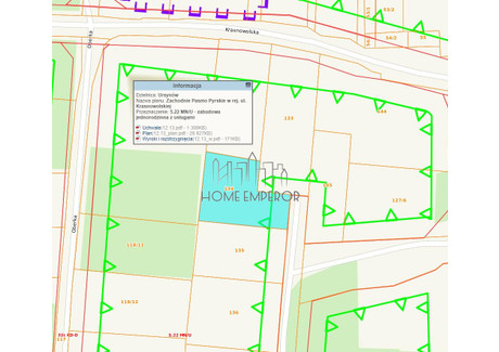 Działka na sprzedaż - Krasnowolska Imielin, Ursynów, Warszawa, Warszawa M., 540 m², 660 000 PLN, NET-EMP-GS-5371-28