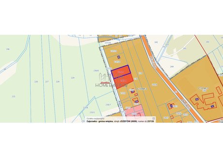 Działka na sprzedaż - Kościelna Józefów, Dąbrówka, Wołomiński, 1895 m², 360 000 PLN, NET-EMP-GS-9777