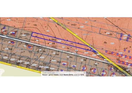 Działka na sprzedaż - Piaseczyńska Słomin, Raszyn, Pruszkowski, 3100 m², 1 085 000 PLN, NET-EMP-GS-9607