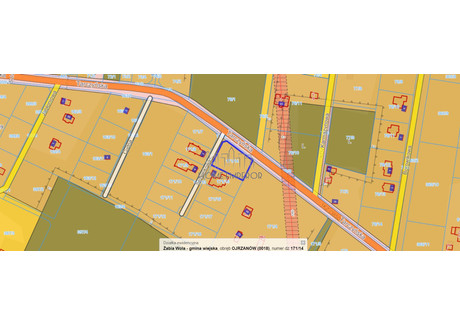 Działka na sprzedaż - Tarczyńska Ojrzanów, Żabia Wola, Grodziski, 1309 m², 222 530 PLN, NET-EMP-GS-9664