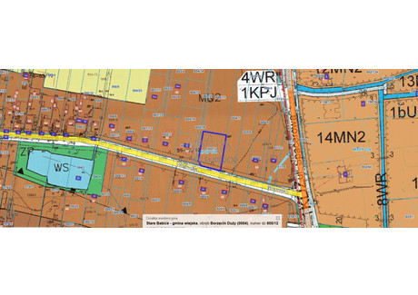 Działka na sprzedaż - Spacerowa Borzęcin Duży, Stare Babice, Warszawski Zachodni, 1499 m², 760 000 PLN, NET-EMP-GS-9677