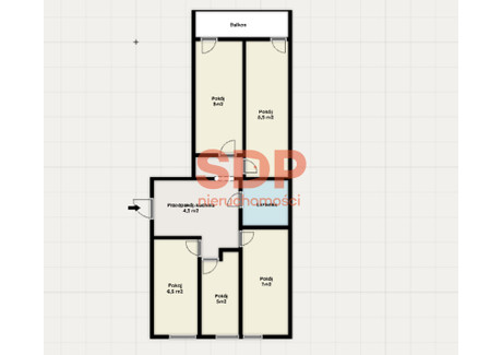 Mieszkanie na sprzedaż - Hansa Christiana Andersena Bielany, Warszawa, Bielany, Warszawa, 48,5 m², 799 000 PLN, NET-SDP936214