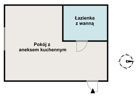 Mieszkanie na sprzedaż - Rtm. Witolda Pileckiego Ursynów, Warszawa, Ursynów, Warszawa, 24 m², 515 000 PLN, NET-SDP312624