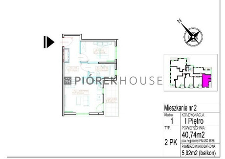 Mieszkanie na sprzedaż - Marsa Rembertów, Warszawa, 40,74 m², 620 000 PLN, NET-64655/6624/OMS