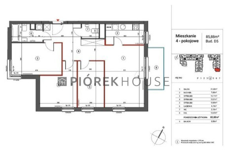 Mieszkanie na sprzedaż - Herbu Oksza Ursus, Warszawa, 85,88 m², 1 030 560 PLN, NET-64633/6624/OMS