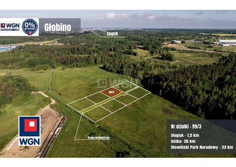 Działka na sprzedaż - Łąkowa Głobino, Słupsk (gm.), Słupski (pow.), 1066 m², 97 000 PLN, NET-22802