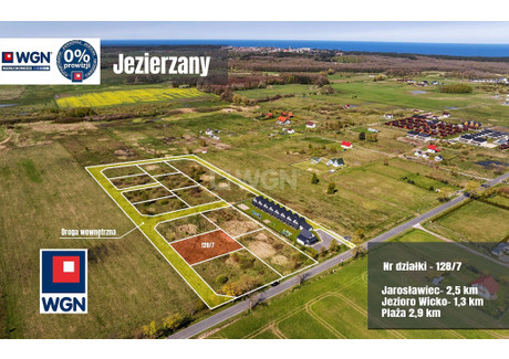 Działka na sprzedaż - Jezierzany, Postomino (Gm.), Sławieński (Pow.), 905 m², 134 900 PLN, NET-22564