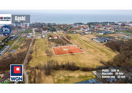 Działka na sprzedaż - Kołobrzeska Gąski, Mielno (gm.), Koszaliński (pow.), 6010 m², 7 880 000 PLN, NET-22834