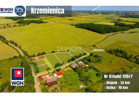 Działka na sprzedaż - Krzemienica, Słupsk (Gm.), Słupski (Pow.), 893 m², 99 000 PLN, NET-22866