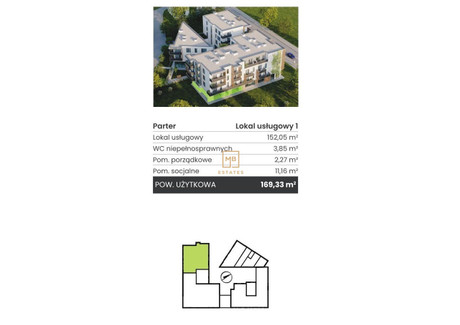 Lokal na sprzedaż - Kobierzyńska Dębniki, Kraków, 169,33 m², 2 285 955 PLN, NET-15/15990/OLS