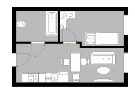 Mieszkanie na sprzedaż - Raciborska Dębniki, Kraków, 35 m², 545 000 PLN, NET-1555/15990/OMS