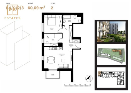 Mieszkanie na sprzedaż - Prądnik Biały, Kraków, Kraków M., 74,54 m², 917 211 PLN, NET-MBE-MS-4927