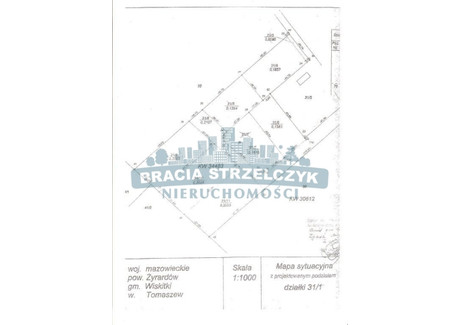 Działka na sprzedaż - Tomaszew, Wiskitki, Żyrardowski, 1616 m², 274 720 PLN, NET-4203/2113/OGS