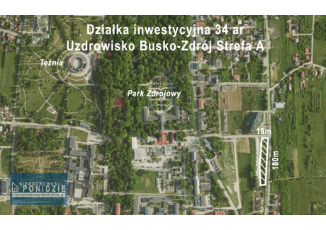 Działka na sprzedaż - Busko-Zdrój, Busko-Zdrój (gm.), Buski (pow.), 3400 m², 3 400 000 PLN, NET-974