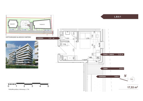 Mieszkanie na sprzedaż - Pszczyńska Gliwice, 17,37 m², 161 789 PLN, NET-150042