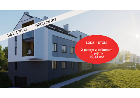 Mieszkanie na sprzedaż - Listopadowa Stoki, Łódź-Widzew, Łódź, 40,13 m², 361 170 PLN, NET-726060