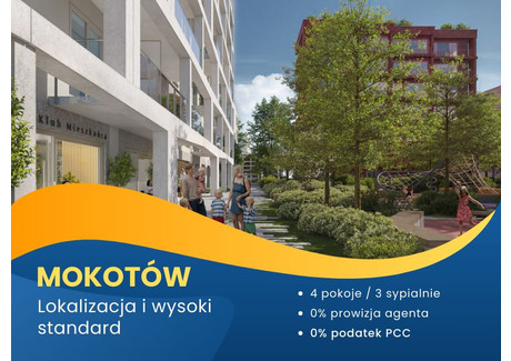 Mieszkanie na sprzedaż - Domaniewska Mokotów, Warszawa, Mokotów, Warszawa, 86,5 m², 1 763 770 PLN, NET-369071