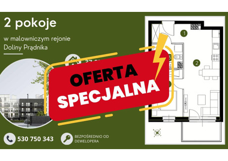 Mieszkanie na sprzedaż - Pękowicka Prądnik Biały, Kraków-Krowodrza, Kraków, 37,83 m², 535 355 PLN, NET-456044