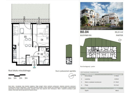 Mieszkanie na sprzedaż - Poznań, Poznań-Jeżyce, 38,87 m², 491 640 PLN, NET-574897