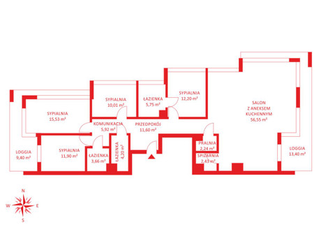 Mieszkanie na sprzedaż - Mokotów, Warszawa, Mokotów, Warszawa, 141,99 m², 3 218 203 PLN, NET-PH290524