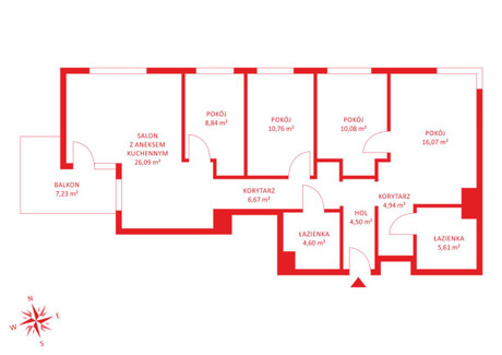 Mieszkanie na sprzedaż - Równoległa Włochy, Warszawa, Włochy, Warszawa, 100,22 m², 1 322 904 PLN, NET-PH900208