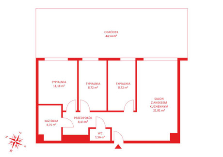 Mieszkanie na sprzedaż - Ametystowa Łostowice, Gdańsk, 65,17 m², 625 569 PLN, NET-PH585745