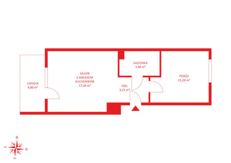 Mieszkanie na sprzedaż - Warszawska Ujeścisko, Gdańsk, 35,61 m², 503 881 PLN, NET-PH818790