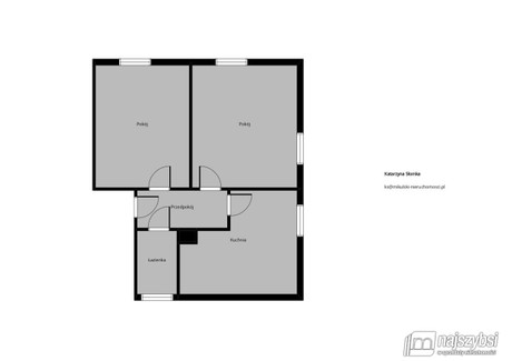 Mieszkanie na sprzedaż - Kolejowa Lotnisko, Stargard, Stargardzki, 65,93 m², 300 000 PLN, NET-14186/MKN/MS-278146