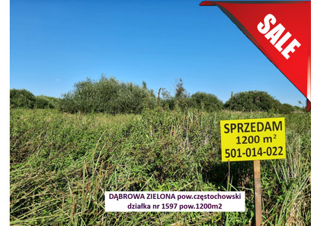 Działka na sprzedaż - Dąbrowa Zielona, Dąbrowa Zielona (gm.), Częstochowski (pow.), 1200 m², 7100 PLN, NET-Dabrowa_1200