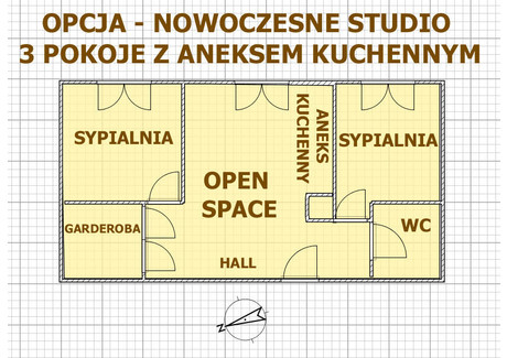 Mieszkanie na sprzedaż - Kielce, 40,9 m², 344 111 PLN, NET-18