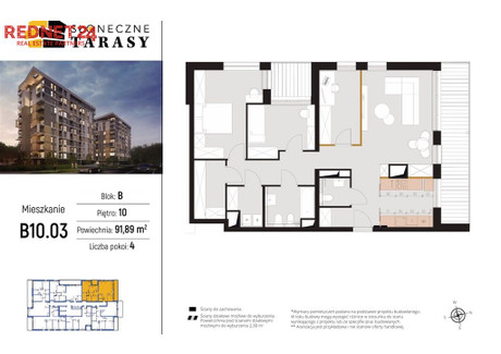 Mieszkanie na sprzedaż - Słoneczna Koszutka, Katowice, 92,35 m², 847 000 PLN, NET-MS-20152