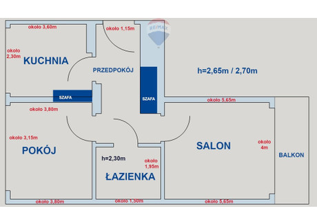 Mieszkanie na sprzedaż - Śliwkowa Czyżyny, Kraków, 51 m², 570 000 PLN, NET-414/2680/OMS