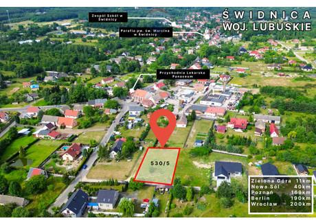 Działka na sprzedaż - Mieszka I Świdnica, Zielonogórski, 1133 m², 275 000 PLN, NET-144/9148/OGS