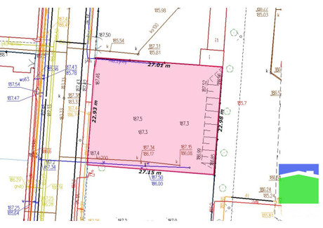 Działka na sprzedaż - Stefana Żeromskiego Pabianice, Pabianicki, 626 m², 420 000 PLN, NET-6209