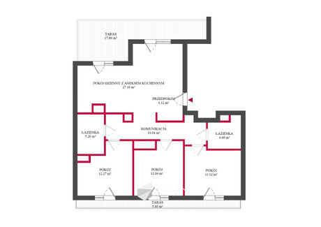 Mieszkanie na sprzedaż - Milionowa Górna, Łódź-Górna, Łódź, 91,74 m², 1 500 000 PLN, NET-TC339164