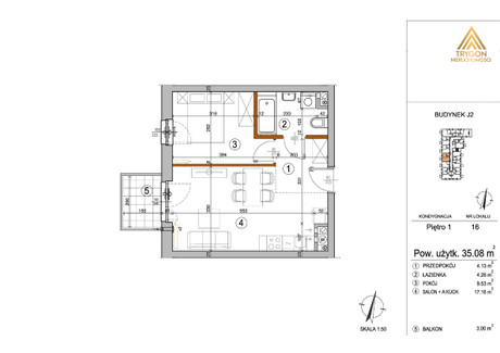 Mieszkanie na sprzedaż - Chełmżyńska Rembertów, Warszawa, 35,08 m², 463 056 PLN, NET-498265