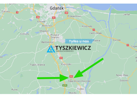 Działka na sprzedaż - Zajączkowo, Tczew, Tczewski, 21 740 m², 1 282 660 PLN, NET-TY328471