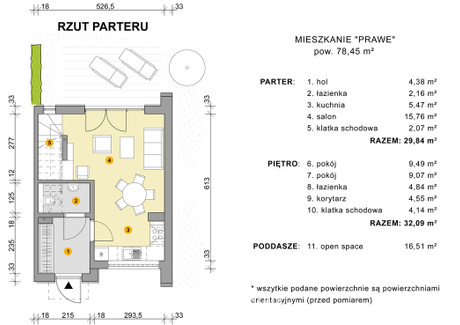 Mieszkanie na sprzedaż - Borowinowa Opatkowice, Kraków, 78,45 m², 770 000 PLN, NET-472/3814/OMS