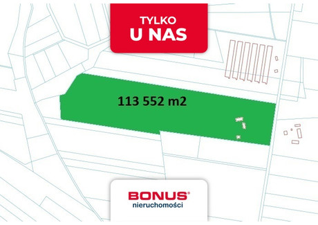 Działka na sprzedaż - Uziębły, Paprotnia, Siedlecki, 113 552 m², 550 000 PLN, NET-BON45048