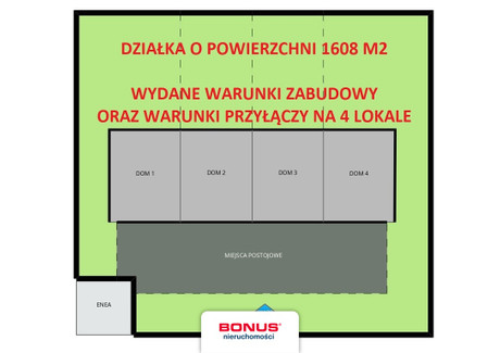 Działka na sprzedaż - Dobra, Dobra (szczecińska), Policki, 1608 m², 449 000 PLN, NET-BON36991