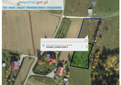 Działka na sprzedaż - Paszyn, Chełmiec, nowosądecki, małopolskie, 2600 m², 118 000 PLN, NET-gratka-28392949