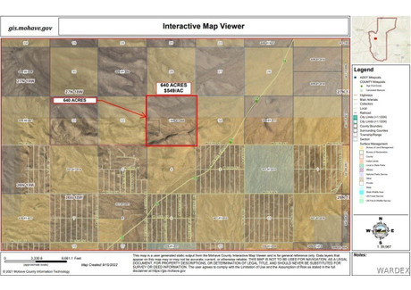 Działka na sprzedaż - 000 23rd Dolan Springs, Usa, 2 589 988 m², 1 280 000 USD (5 209 600 PLN), NET-95591163