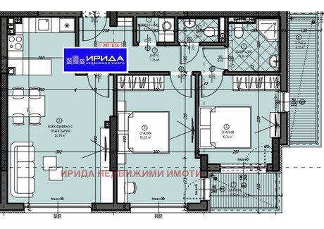 Mieszkanie na sprzedaż - Левски В/Levski V София/sofia, Bułgaria, 106 m², 192 983 USD (775 791 PLN), NET-100184835