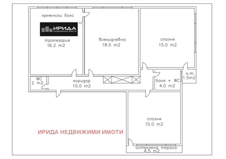 Mieszkanie na sprzedaż - Младост /Mladost София/sofia, Bułgaria, 100 m², 216 127 USD (829 929 PLN), NET-94368875