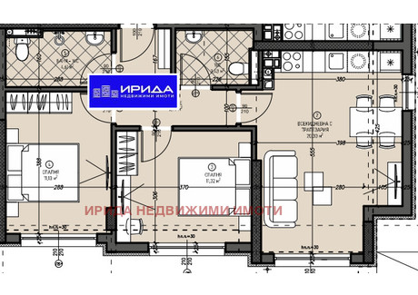 Mieszkanie na sprzedaż - Левски В/Levski V София/sofia, Bułgaria, 82 m², 147 150 USD (601 845 PLN), NET-99842359