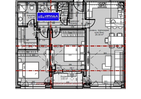 Mieszkanie na sprzedaż - Младост /Mladost София/sofia, Bułgaria, 104 m², 219 883 USD (844 349 PLN), NET-92530234